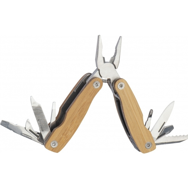 Logotrade promotional products photo of: Multifunction tool bamboo LEEDS
