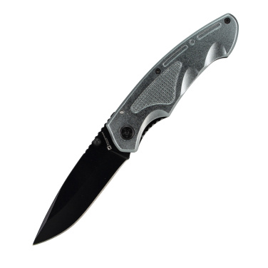 Logo trade promotional gifts image of: Pocket knife MATRIX Schwarzwolf