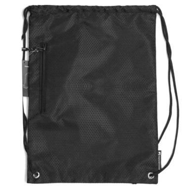 Logotrade advertising product picture of: Drawstring bag NUNAVUT Schwarzwolf