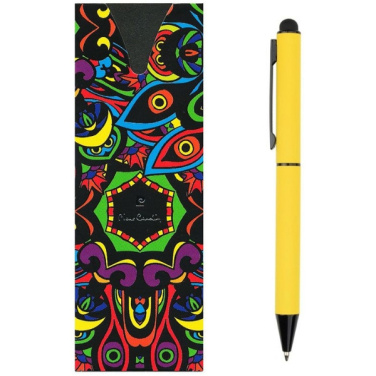 Logo trade promotional gift photo of: Metal ballpoint pen, touch pen, soft touch CELEBRATION Pierre Cardin