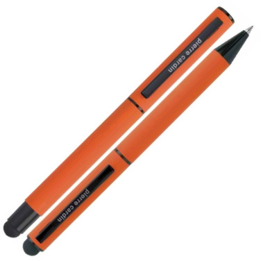 Logotrade promotional merchandise picture of: Writing set touch pen, soft touch CELEBRATION Pierre Cardin