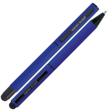 Logo trade business gift photo of: Writing set touch pen, soft touch CELEBRATION Pierre Cardin