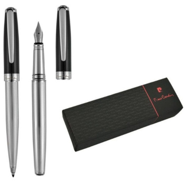 Logotrade promotional giveaway image of: Writing set ballpoint pen & fountain pen CHRISTOPHE Pierre Cardin
