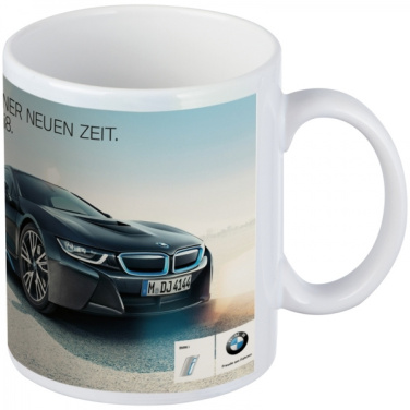 Logo trade promotional gift photo of: Classic coffee mug for allover print VIESTE 300 ml