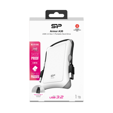 Logo trade promotional giveaway photo of: Hard Disc Silicon Power Armor A30 2TB