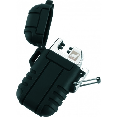 Logo trade business gift photo of: Ecological lighter SANFORD Schwarzwolf