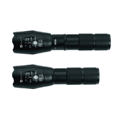 Logotrade promotional giveaway picture of: Flashlight DELGADA Schwarzwolf