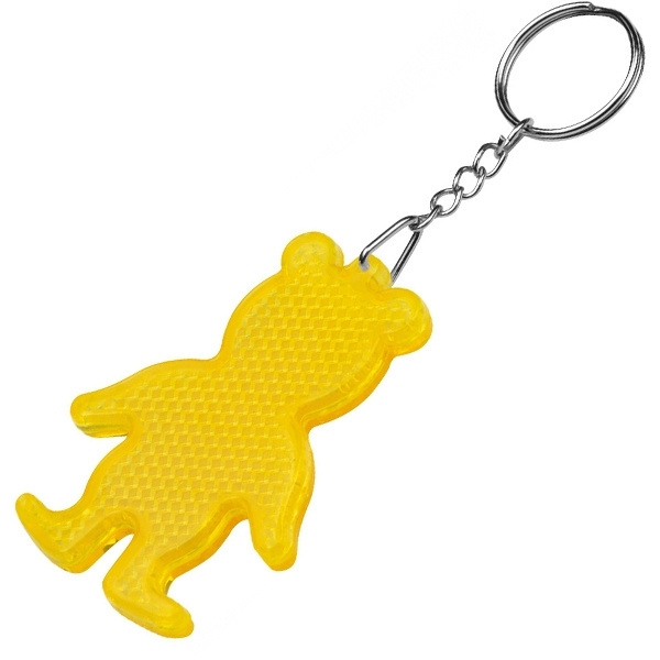 Logotrade promotional merchandise image of: Reflective keyring BEAR