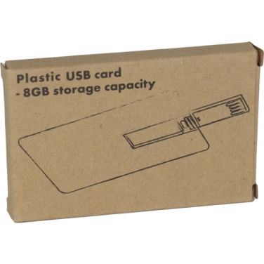 Logotrade promotional giveaway image of: USB Card SLOUGH 8 GB
