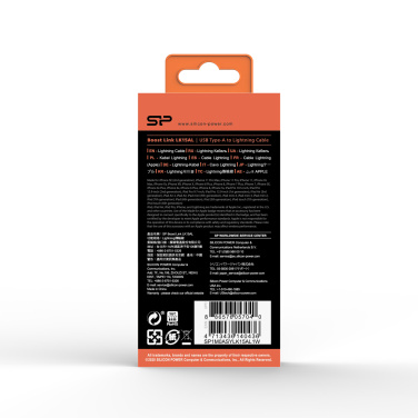 Logotrade business gift image of: DATA TRANSFER CABLE LK15AL Type A- Mfi Lightning