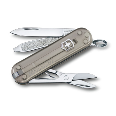 Logo trade promotional merchandise image of: Pocket knife Classic SD transparent Victorinox