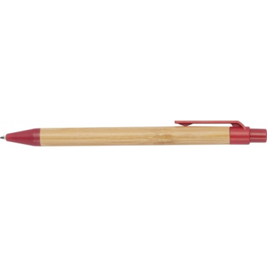 Logotrade advertising product picture of: Wheatstraw and bamboo ballpen HALLE
