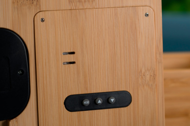 Logotrade corporate gift image of: Bamboo weather station GRANADA