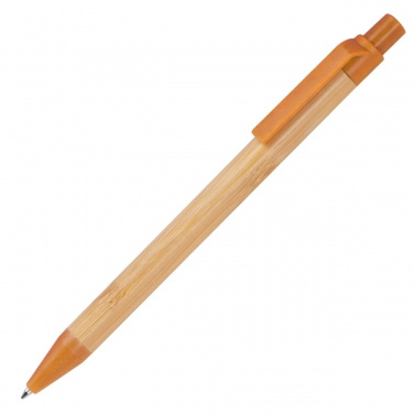 Logo trade promotional product photo of: Wheatstraw and bamboo ballpen HALLE