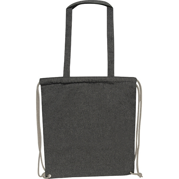 Logo trade promotional items picture of: Recycled cotton bag ADDISON