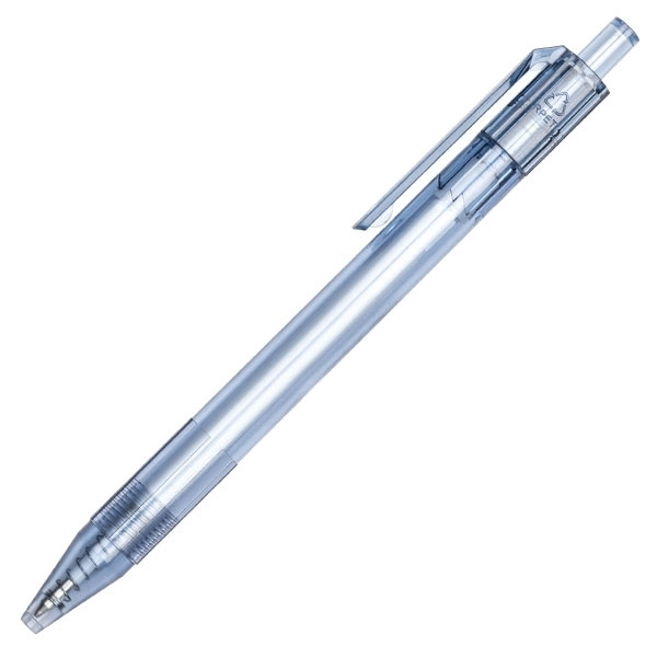 Logo trade promotional merchandise photo of: Transparent ballpen GLASGOW