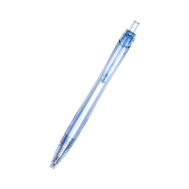 Logo trade promotional giveaway photo of: Transparent ballpen GLASGOW