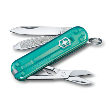 Logotrade advertising products photo of: Pocket knife Classic SD transparent Victorinox