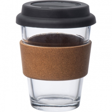 Logo trade promotional merchandise photo of: Glass drinking cup WROCŁAW 350ml