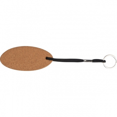 Logo trade promotional gift photo of: Cork keyring ROSKILDE