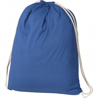 Logo trade promotional merchandise image of: Cotton gym bag BUDAPEST
