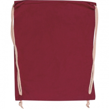 Logotrade promotional merchandise picture of: Cotton gym bag CARLSBAD