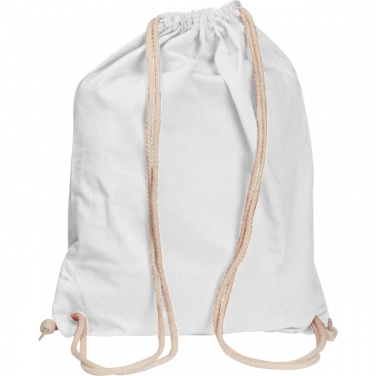 Logotrade promotional merchandise photo of: Cotton gym bag CARLSBAD