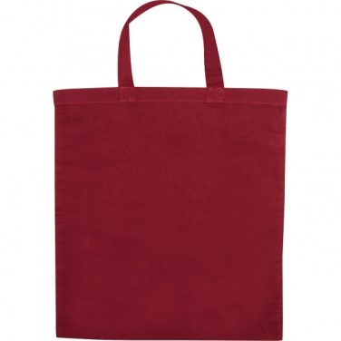 Logo trade promotional merchandise picture of: Cotton bag with short handles BREGENZ
