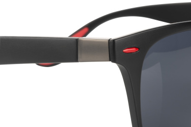 Logo trade promotional merchandise picture of: Sunglasses MAHAVELI Schwarzwolf