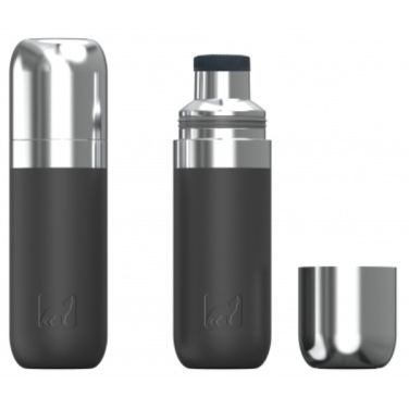 Logo trade promotional product photo of: Vacuum bottle DINARA Schwarzwolf