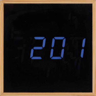 Logo trade promotional merchandise image of: Desk clock CHARLESTON