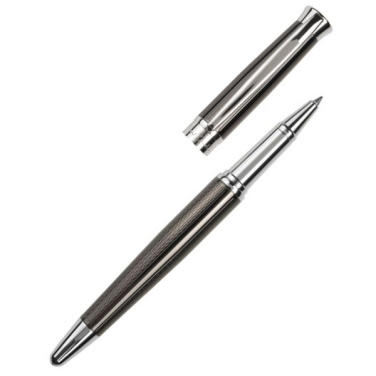 Logo trade promotional giveaways picture of: Metal roller pen ROI