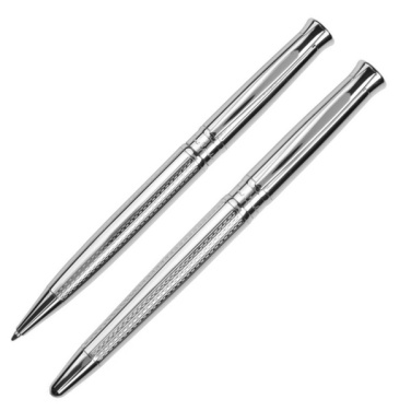 Logotrade promotional giveaways photo of: Metal set of ballpoint pen and roller ROI