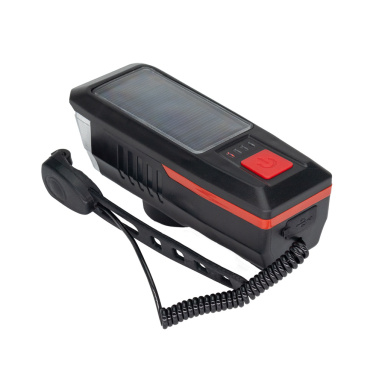 Logotrade advertising products photo of: Solar bike light with horn, MC-5