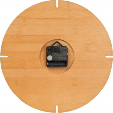Logo trade promotional merchandise image of: Wall Clock HAMPTON