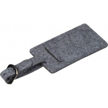 Logo trade promotional gifts image of: Felt Suitcase Tag PORTLAND