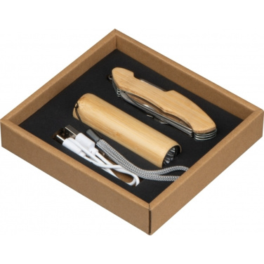 Logo trade promotional product photo of: Set Torch and pocket knife OLDHAM