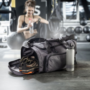 Logo trade corporate gift photo of: Travel and sport bag ARARAT Schwarzwolf