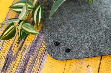 Logo trade corporate gifts image of: Felt key trey EDMONTON