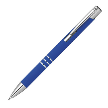Logotrade corporate gift picture of: Semi gel pen soft touch DUNMORE
