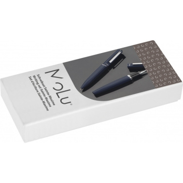 Logotrade promotional products photo of: Writing set soft touch SAINTE MAXIME MoLu