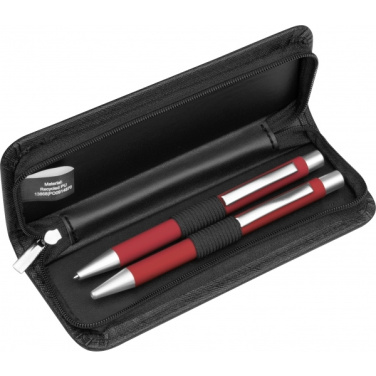 Logo trade promotional items picture of: Writing set soft touch Uppsala