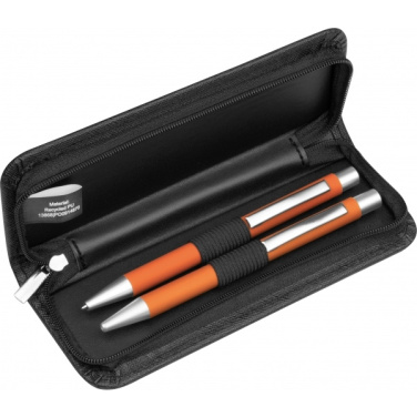 Logo trade corporate gifts picture of: Writing set soft touch Uppsala