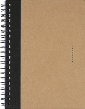 Logo trade promotional item photo of: Spiral notebook Ravenna