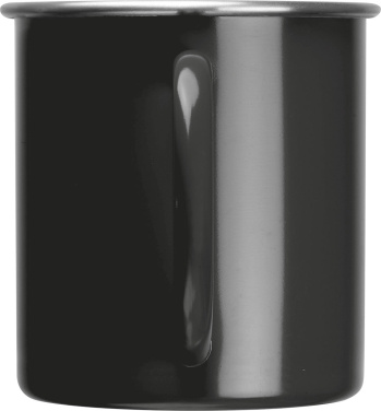 Logo trade corporate gifts image of: Steel cup Trezzo