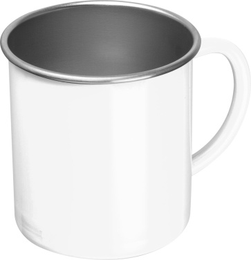Logo trade promotional items image of: Steel cup Trezzo