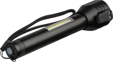 Logo trade business gifts image of: Rechargeable flashlight Trent