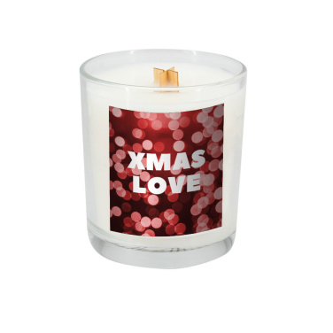 Logotrade promotional merchandise image of: Soy candle 190g Christmas love