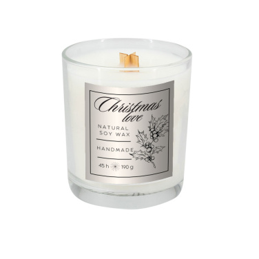 Logotrade corporate gift picture of: Soy candle 190g Christmas love