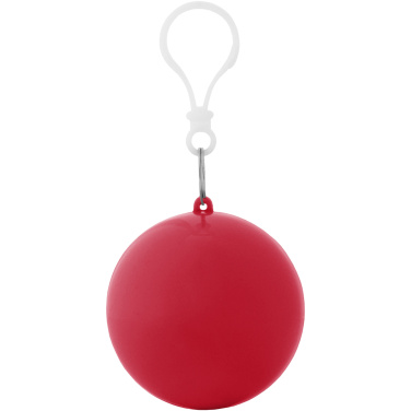 Logotrade promotional gift picture of: Xina rain poncho in storage ball with keychain